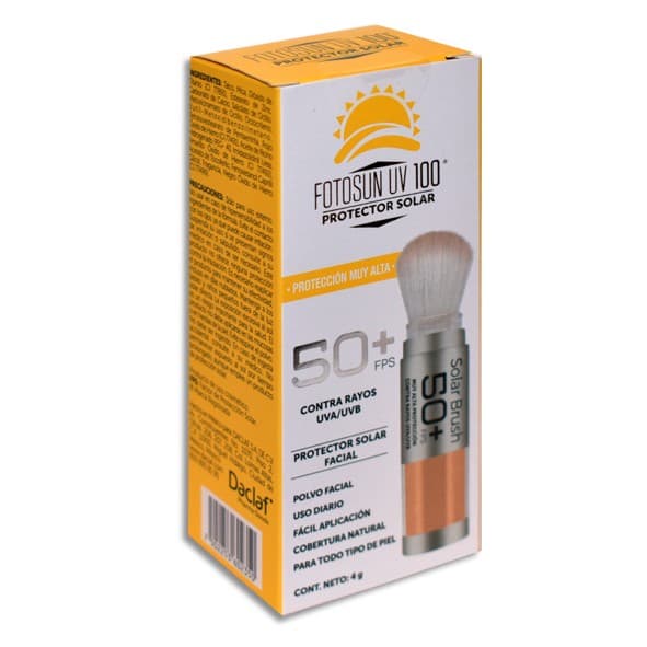 Fotosun Uv 100 P.s. 50+fps Polvo Facial "brush" Tubo C/4 G.