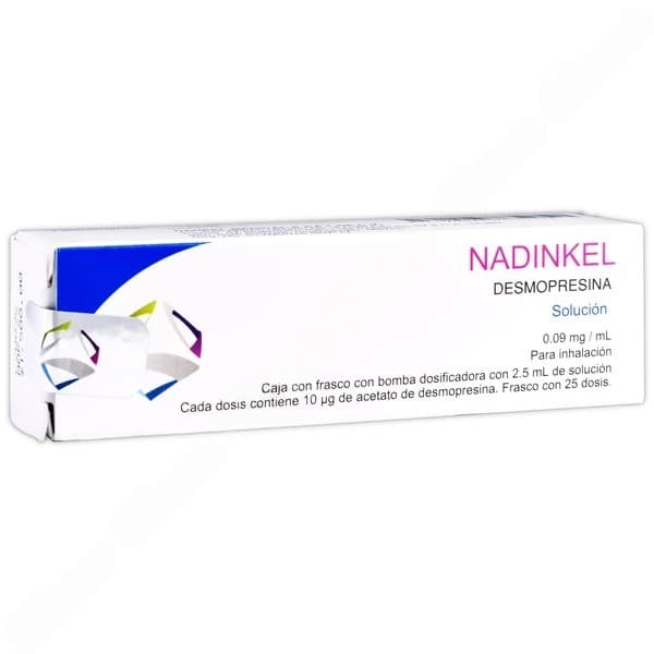 Nadinkel Sol. P/inhalación Nasal Fco. 2.5 Ml. C/25 Dosis 10 Mcg.