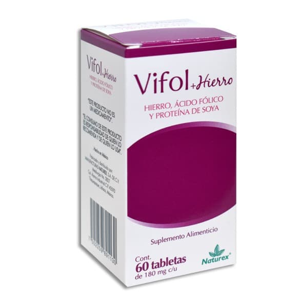 Vifol+hierro C/60 Tabs. 180 Mg.