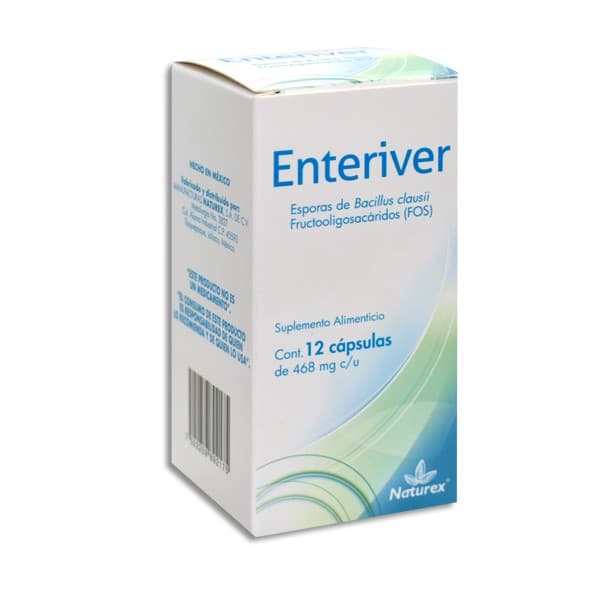 Enteriver C/12 Caps. 468 Mg.