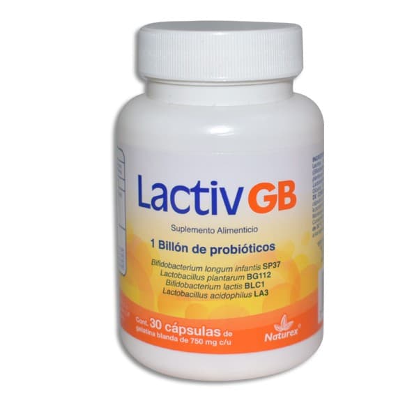 Lactiv Gb C/30 Caps. 750 Mg.