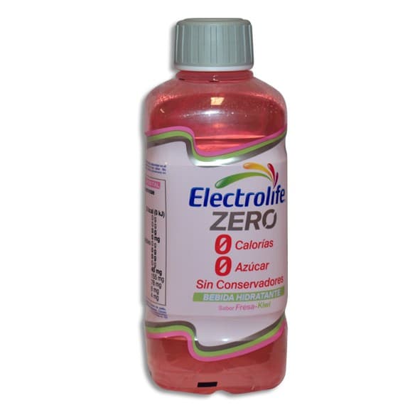 Electrolife Zero Bebida Hidratante Sol. Sab. Fresa-kiwi 625 Ml.