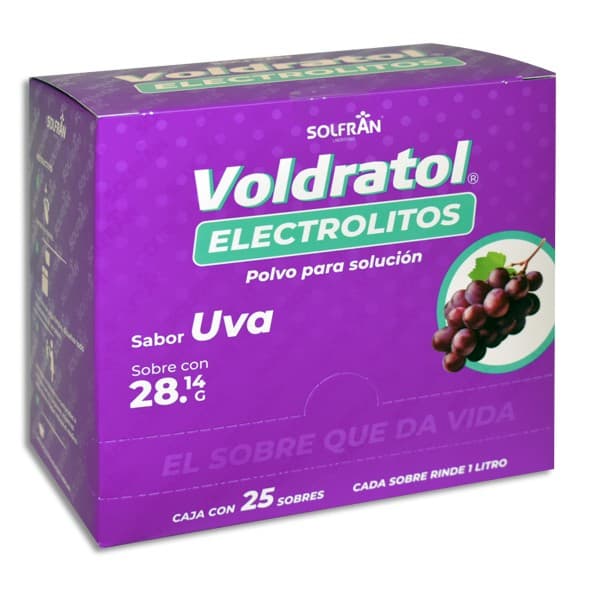 Voldratol Polvo P/sol. Sab. Uva Exhib. C/25 Sobs. 28.14 G. P/1 L.