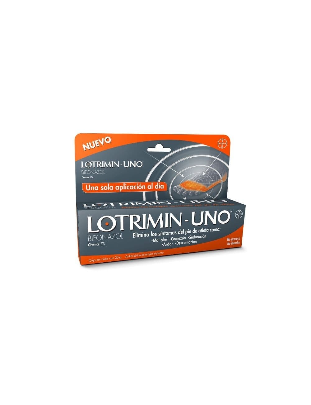 Lotrimin-uno Crema 1% Tubo C/20 G.