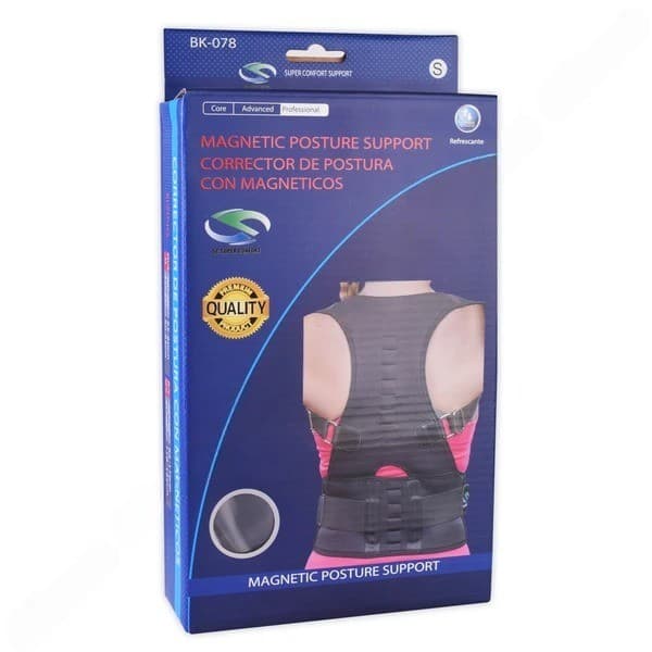 Corrector de Postura con Magnéticos Talla Chica (65-80cm) C/1 Pza.