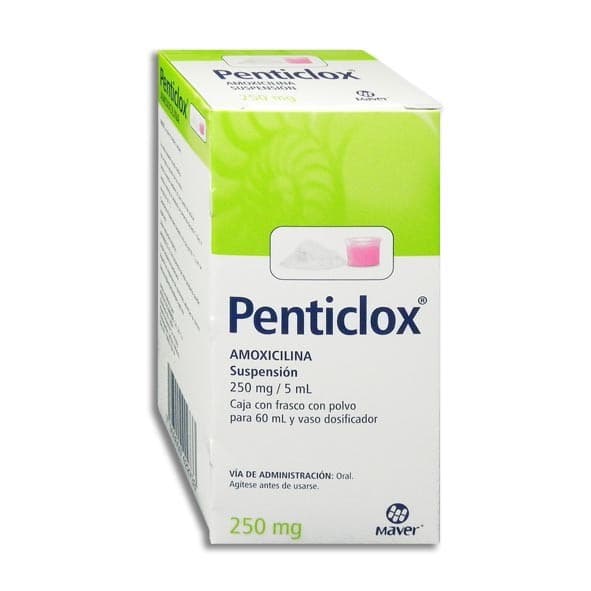 Penticlox Susp. Fco. 60 Ml. 250 Mg/5 Ml.