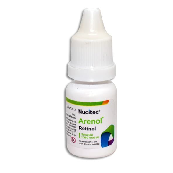 Arenol Sol. Fco. Gotero 4 Ml. 1´250,000 Ui/1 Ml.