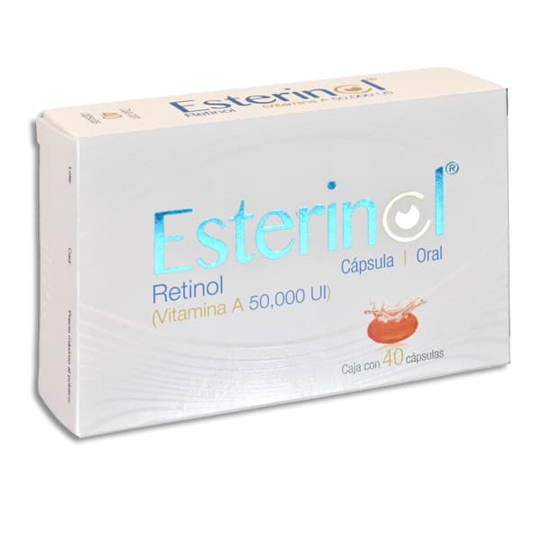 Esterinol C/40 Caps. 50,000 Ui.