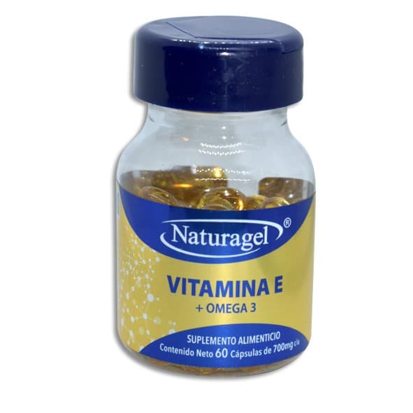 Vitamina E+omega 3 (naturagel) C/60 Caps. 700 Mg.