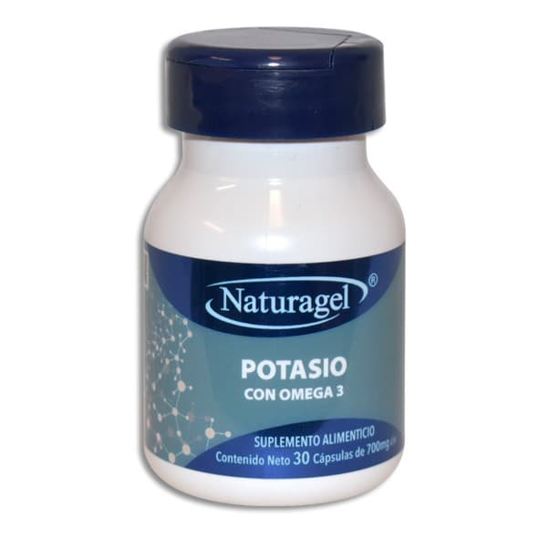 Potasio con Omega-3 C/30 Caps. 700 Mg.