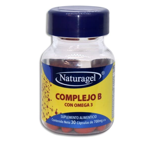 Complejo-b con Omega-3 (naturagel) C/30 Caps. 700 Mg.