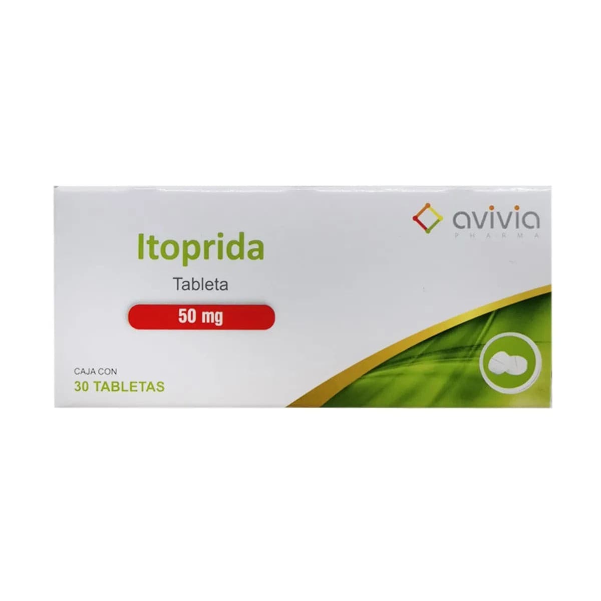 Itoprida (avivia) C/30 Tabs. 50 Mg.