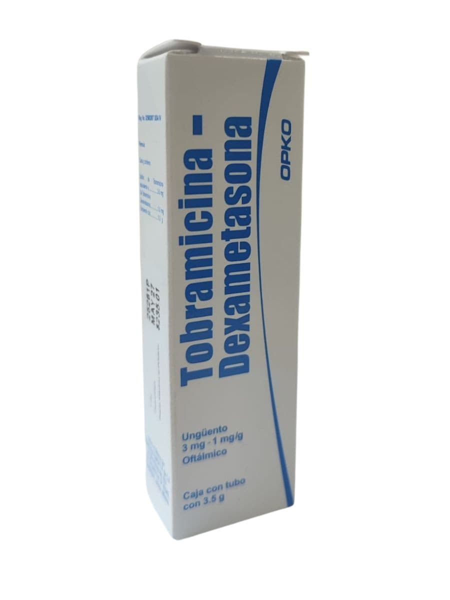 Tobramicina/dexametasona (opko) Ungüento Oft. Tubo C/3.5 G. 3-1 Mg/1 G.