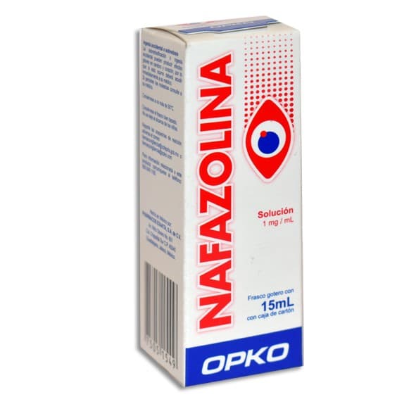 Nafazolina (opko) Sol. Oftálmica Fco. Gotero 15 Ml. 1 Mg/1 Ml.