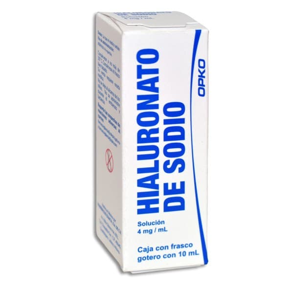 Hialuronato de Sodio (opko) Sol. Oft. Fco. Gotero 10 Ml. 4 Mg/1 Ml.