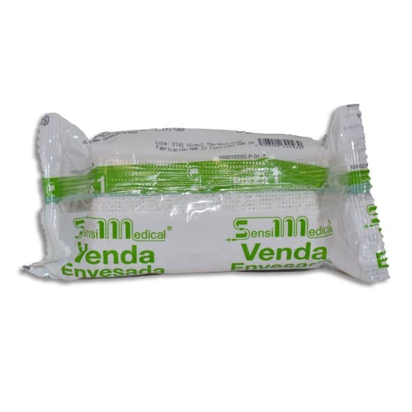 Venda Enyesada F.r. (sensimedical) A: 10cm; L: 2.75mt. C/1 Pza.