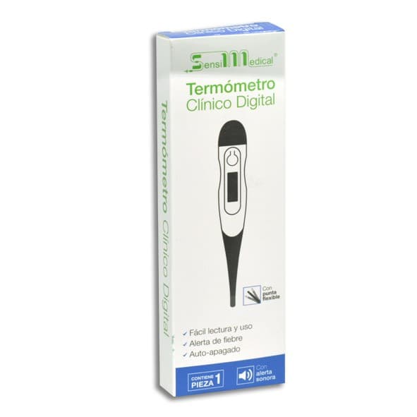 Termometro Clinico Digital Punta Flexible (sensimedical) C/1 Pza.