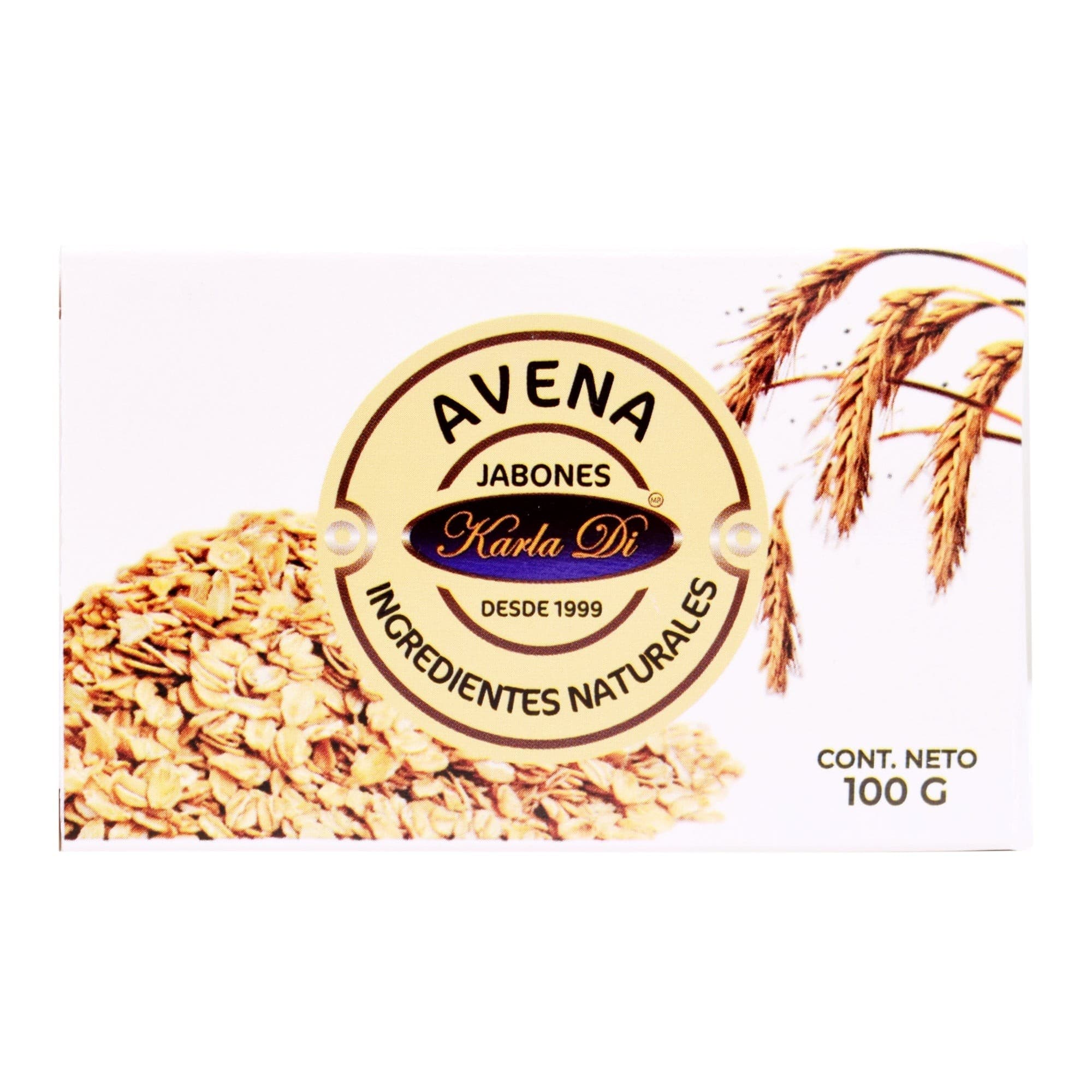 Jabón de Avena (karla Di) Barra C/100 G.
