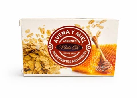 Jabón de Avena y Miel (karla Di) Barra C/100 G.