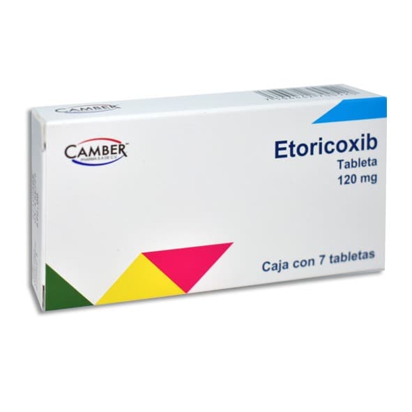 Etoricoxib (camber) C/7 Tabs. 120 Mg.