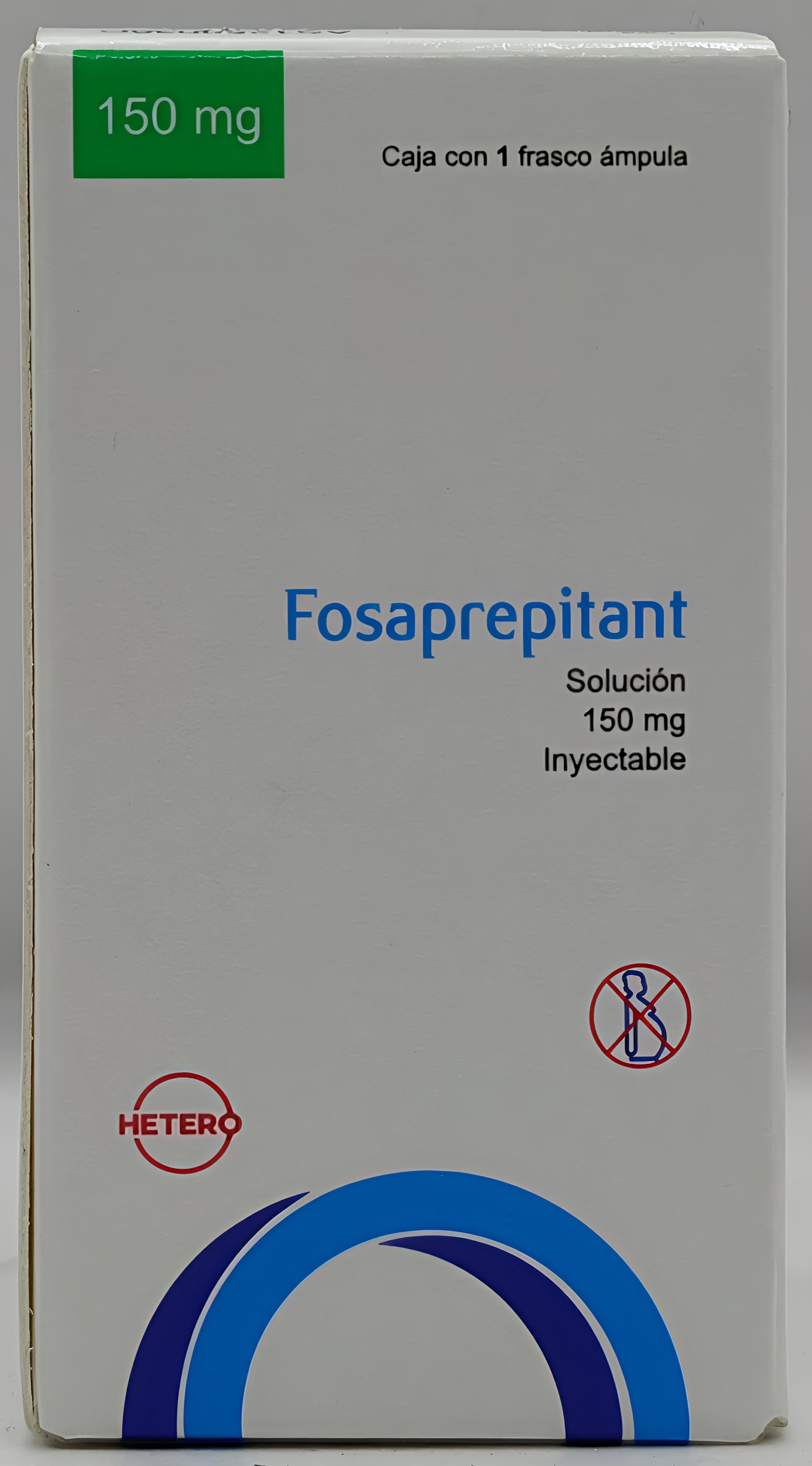 Fosaprepitant (hetero) Sol. Iny. C/1 Fco. Amp. 150 Mg.