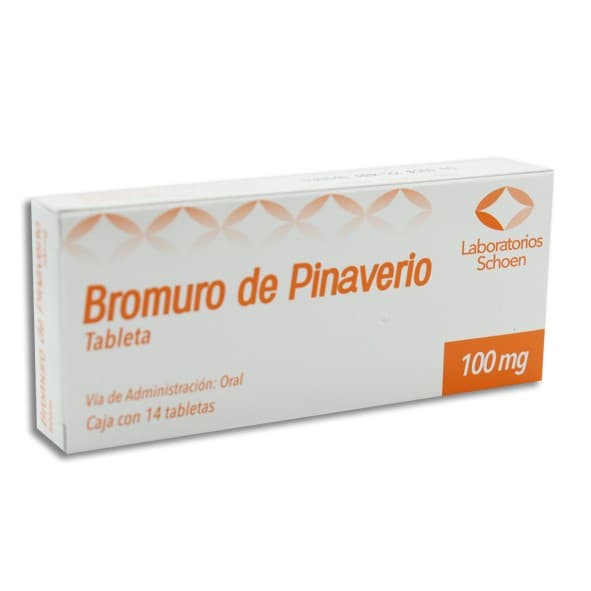 Bromuro de Pinaverio (schoen) C/14 Tabs. 100 Mg.