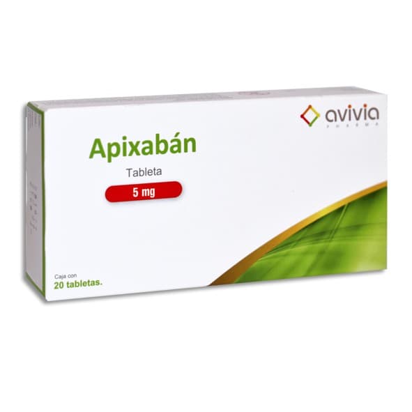 Apixabán (avivia) C/20 Tabs. 5 Mg.