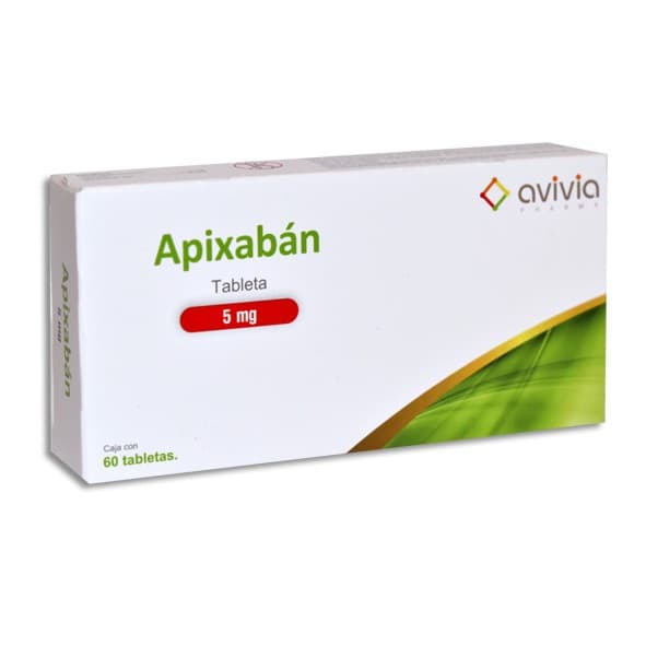 Apixabán (avivia) C/60 Tabs. 5 Mg.