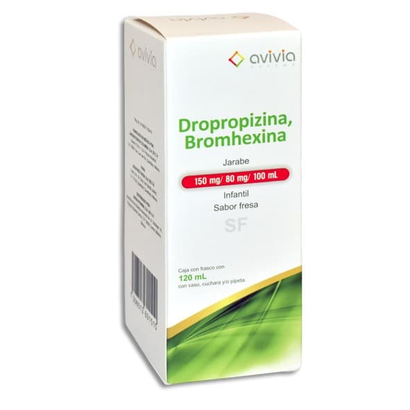 Dropzina./bromxina. (avivia) Jbe. Inf. Sab. Fresa Fco. 120 Ml. 150-80 Mg/100 Ml.
