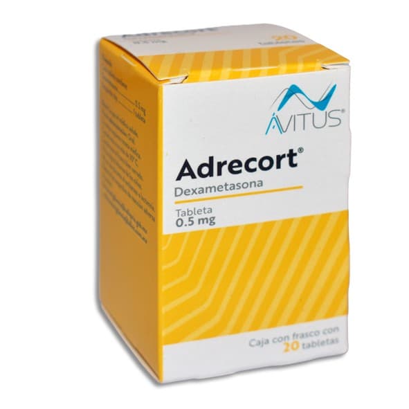 Adrecort Cja/fco. C/20 Tabs. 0.5 Mg.