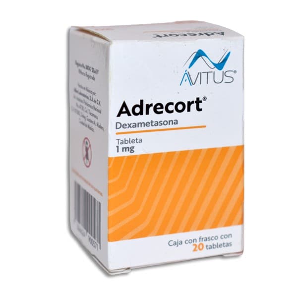 Adrecort Cja/fco. C/20 Tabs. 1 Mg.
