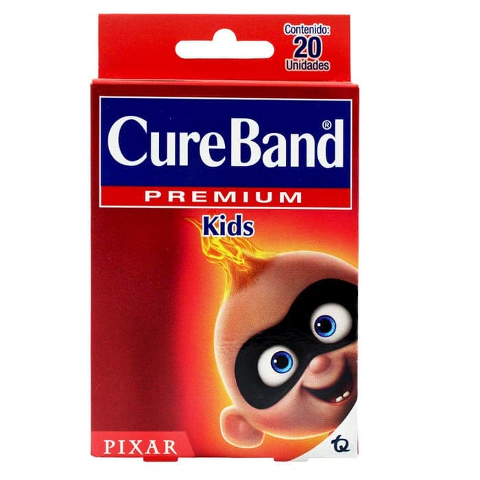 Cureband Venditas Regulares Kids Figuras Pixar 19x76mm. Cja. C/20 Pzs.