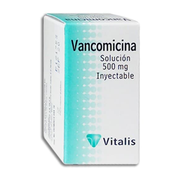 Vancomicina (vitalis) Sol. Iny. C/1 Fco. Amp. 500 Mg/10 Ml.