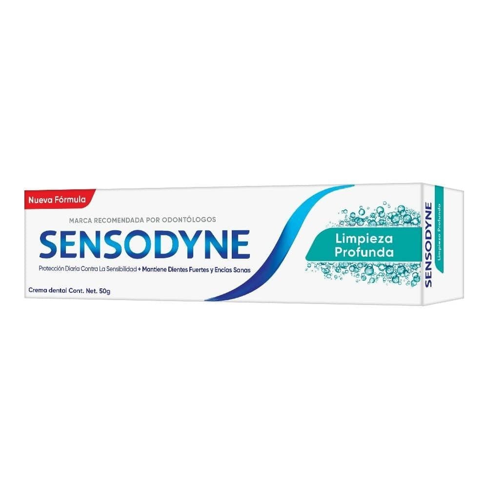 Sensodyne "limpieza Profunda" Crema Dental Tubo C/ 50 G.