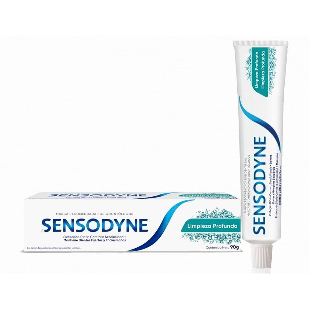 Sensodyne "limpieza Profunda" Crema Dental Tubo C/ 90 G.
