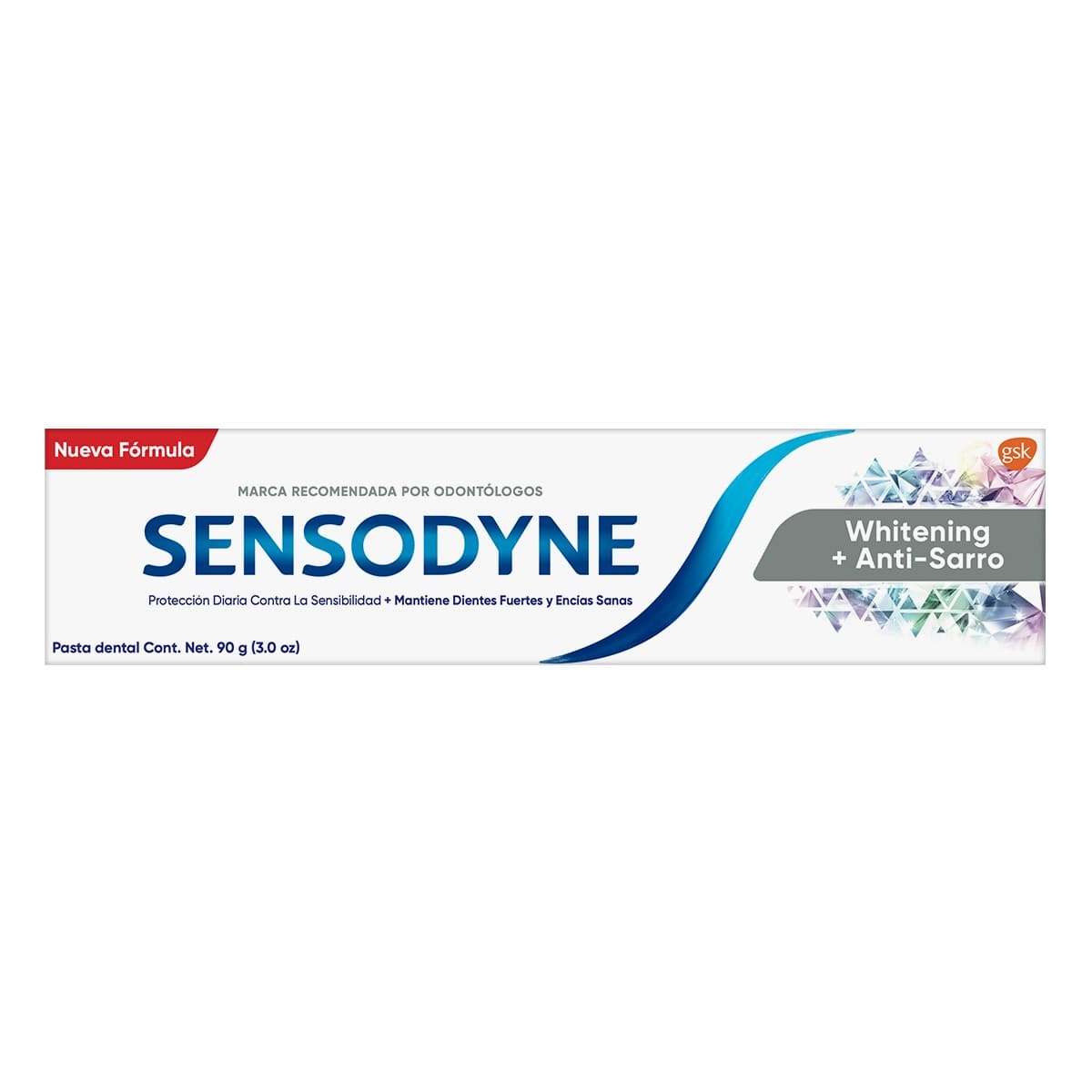 Sensodyne Whitening+anti-sarro Crema Dental Tubo C/ 90 G.