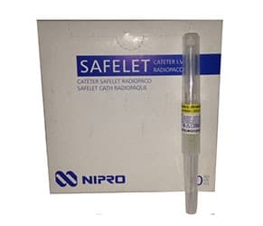 Safelet Catéter Iv Radiopaco 24gx3/4"(19mm) Amarillo C/1 Pza.